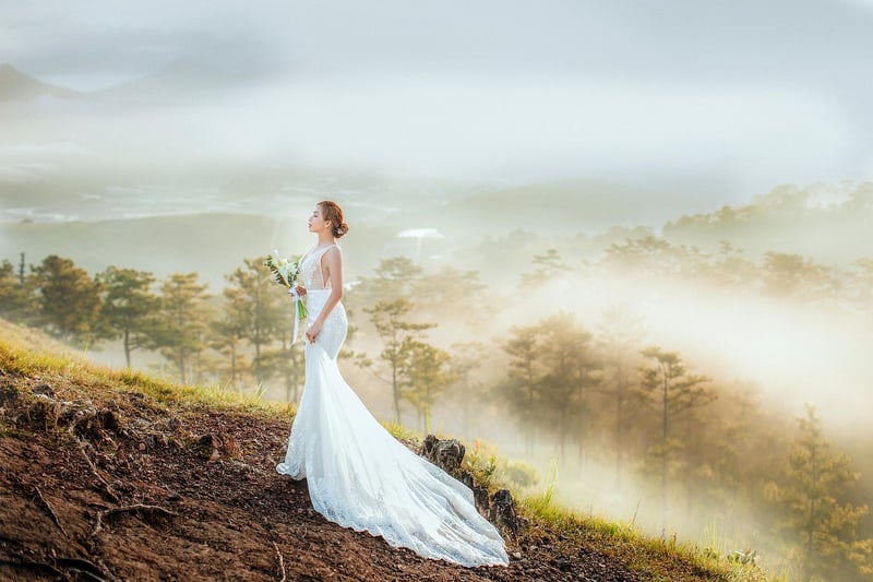 Bride in a Mermaid Gown